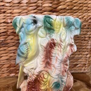 Chalkware Bird Vase/Planter